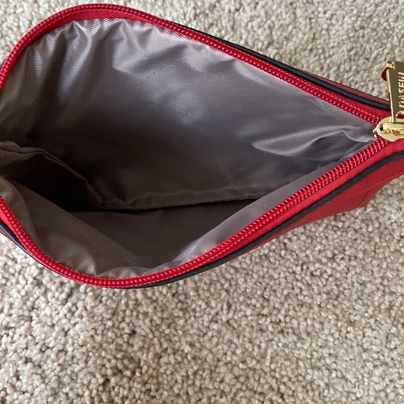 Matte Red Faux Leather Wristlet - Never Used - Picture 5 of 5